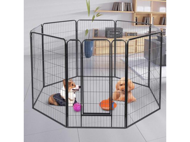 32 Pieces 28'x47' Pet Playpen Extra Large Dog Exercise Fence Panel Crate Outdoor