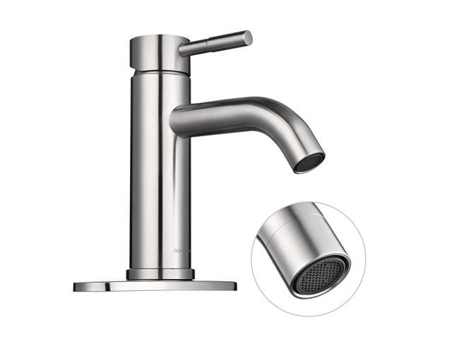Aquaterior Single Handle Deck Mount Vessel Faucet Bathroom Vanity Mixer Tap Brushed Nickel