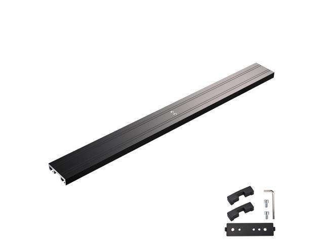 Yescom Monitor Holding Pole Dual Monitor Arm for PC Mobile Cart Medical Trolley Cart Black