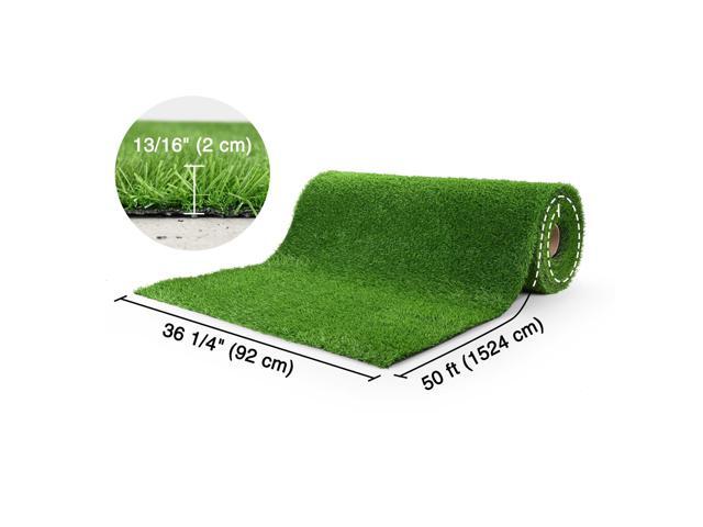 Yescom 50x3 Ft Artificial Grass Turf 0.8' Fake Grass Rug Synthetic Lawn Indoor Batting Tunnels Outdoor Home Décor
