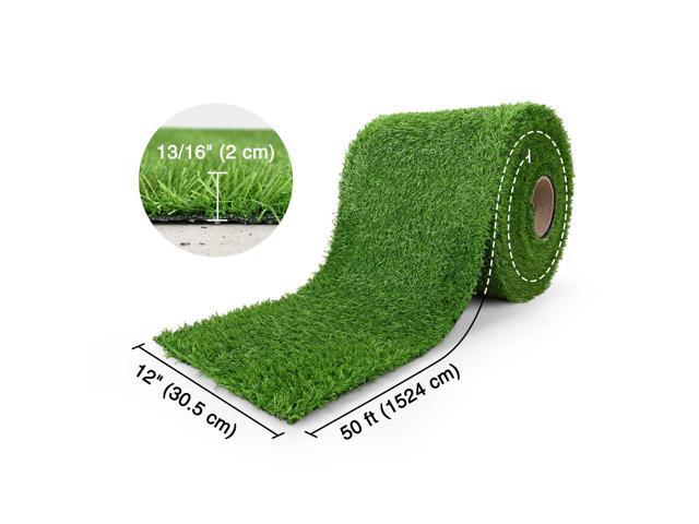 Yescom 50x1 Ft Artificial Grass Turf 0.8' Fake Grass Rug Synthetic Lawn Outdoor Landscape Garden Patio Home Décor