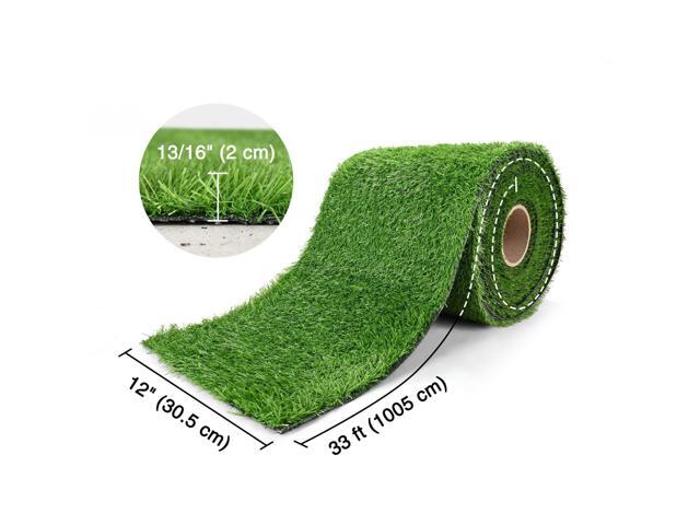 Yescom 33x1 Ft Artificial Grass Turf 0.8' Fake Grass Rug Synthetic Lawn Outdoor Landscape Garden Patio Home Décor