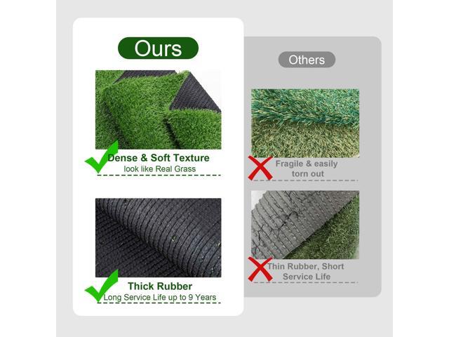 Yescom 20x3 Ft Artificial Grass Turf 0.8' Fake Grass Rug Indoor Batting Tunnels Outdoor Synthetic Lawn