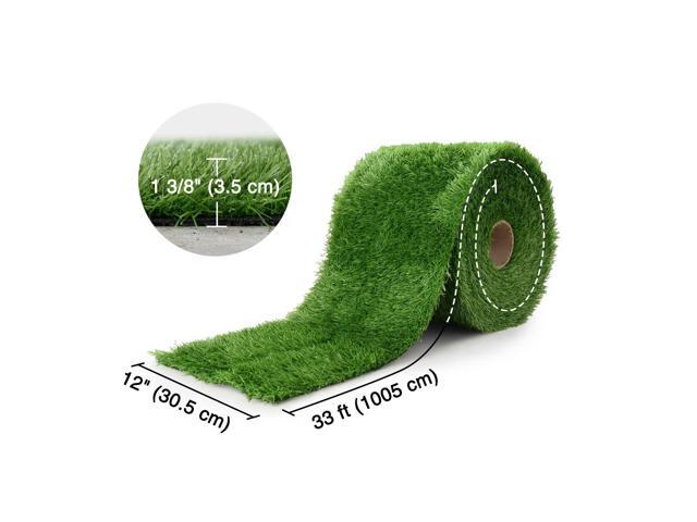 Yescom 33x1 Ft Artificial Grass Turf 1.38' Fake Grass Rug Synthetic Lawn Indoor Outdoor Home Décor