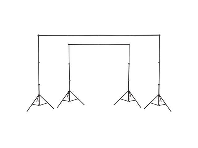 7x10Ft Photography Background Backdrop Support Stand Kit For Live Stream 2 Packs