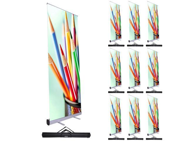 10pcs Professional 33'x79' Retractable Roll Up Banner Stand Display Wholesale