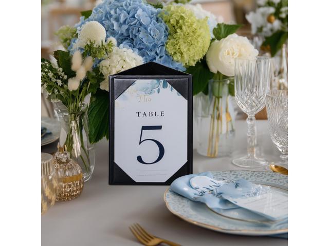 WeChef 20 Pack 4'x6' 3 Sides Table Tent Holder Menu Holder Bar Cafe Restaurant