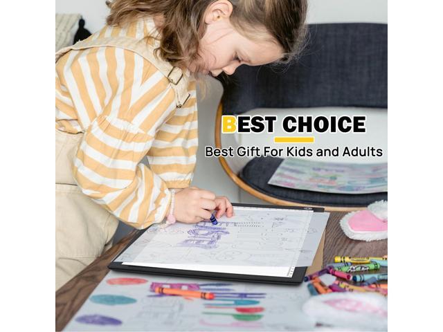 Yescom A4 14' Light Pad Diamond Painting Light Board Light Box for Tracing Artist Drawing Sketching Animation with Paper