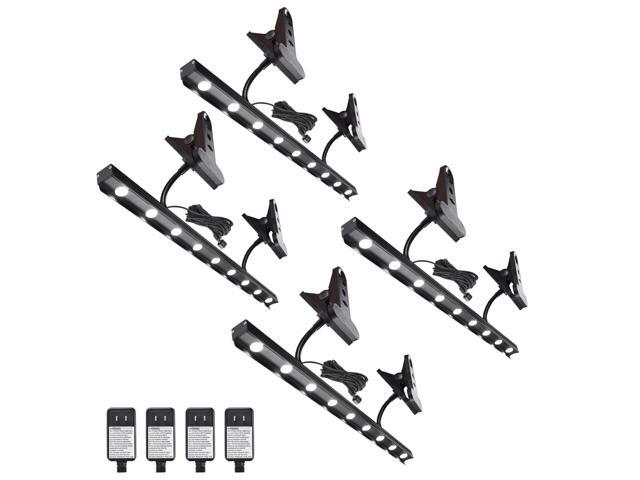 Instahibit Adjustable LED Light for Retractable Banner Stand Trade Show 4 Packs