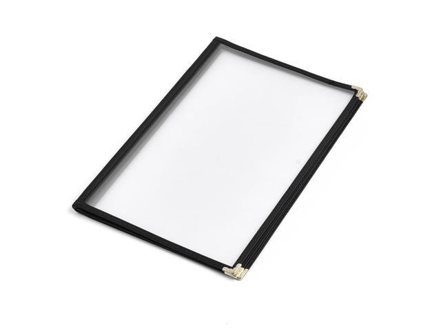 WeChef 60 Pack Restaurant Menu Covers 8.5 x 14inch Book Style 3 Pages 6 Views