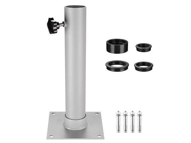 Yescom Flagpole Base Dock Deck Mount Windsock Base Umbrella Stand Yard Outdoor
