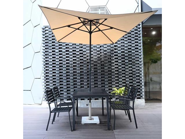 Yescom Flagpole Base Dock Deck Mount Windsock Base Umbrella Stand Yard Outdoor