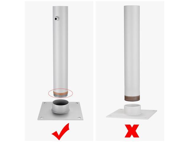 Yescom Flagpole Base Dock Deck Mount Windsock Base Umbrella Stand Yard Outdoor