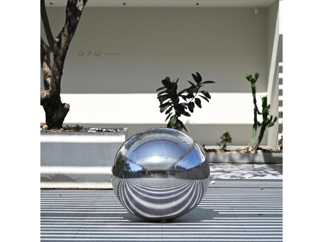 Yescom 32' Big Shiny Inflatable Mirror Ball Giant Reusable PVC Balloon for Large Disco Party Wedding Event Stage Decoration Silver