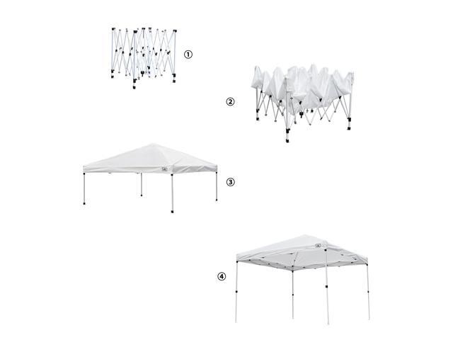 InstaHibit EZ GO 10x10ft Pop Up Canopy Outdoor Instant Tent Tradeshow Art Market