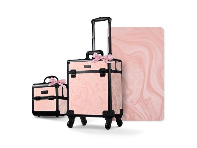 Byootique 2-Piece Makeup Train Case Cosmetic Organizer Kit CB Dusk Artists