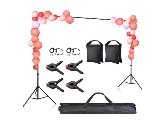 8.5' x 10' Adjustable Photography Background Backdrop Stand Support Crossbar Carry Bag Kit Studio