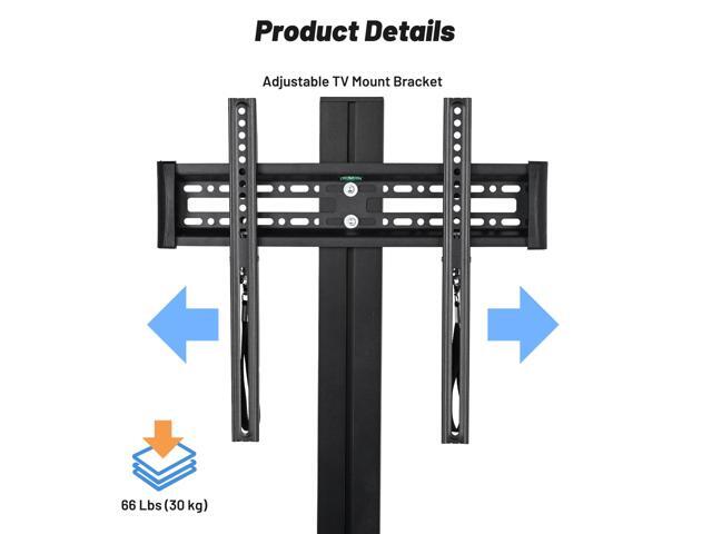 Yescom TV Mount Bracket for PC Mobile Cart Trolley Fits 32' to 65' LCD LED Screen