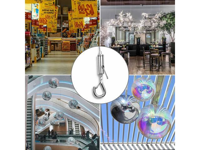 Yescom 20PCS Steel Wire Rope Hanger for 1/16' Steel Cable Picture Hanging Wire