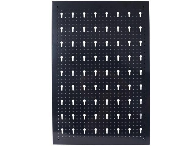 Yescom Metal Pegboard 48x24 Garage Tool Organizer Wall Mount with 3pcs 24x16 Black Peg boards and Pegboard Hooks Racks Accessories