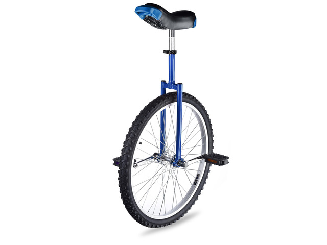 Yescom 24 Inch Wheel Outdoor Unicycle Circus Bike for Adults Teenagers Kids Blue