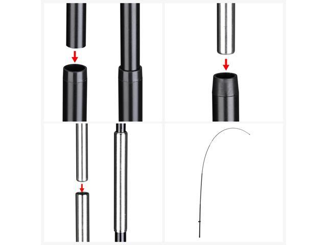 InstaHibit 10 Pack 9ft Teardrop Feather Flag Pole Kit with 20inch Ground Spike