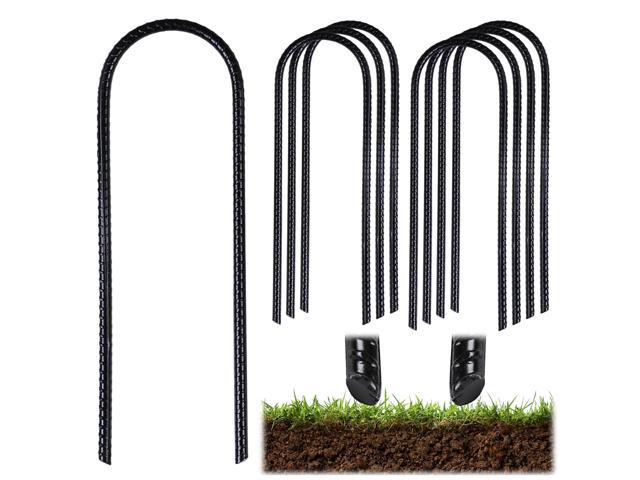 Yescom Trampoline Stakes Ground Anchors 11' U Shaped Heavy Duty for Outdoor Camping Tent 8 Pack