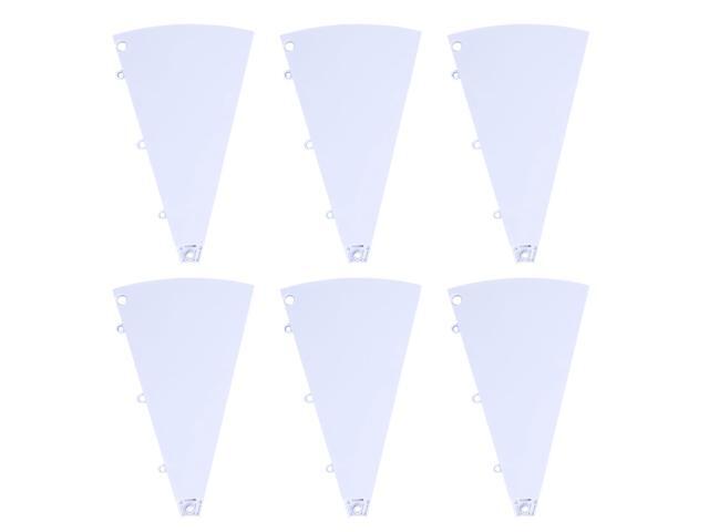 WinSpin 6 Pcs Prize Wheel Panels Dry Erase White for 24' Modular Prize Wheel
