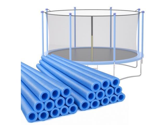 Yescom 24 Pcs Trampoline Pole Foam Sleeves, 1.26 Inch Inner Diameter Outdoor PVC Trampoline Pole Covers, Customizable Trampoline Spring Protectors