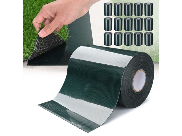 Yescom 6' x 33' Artificial Turf Seam Tape Double Sided for Synthetic Grass Rug Garage Home Gym Floor Mat Joining Tape 16 Pack