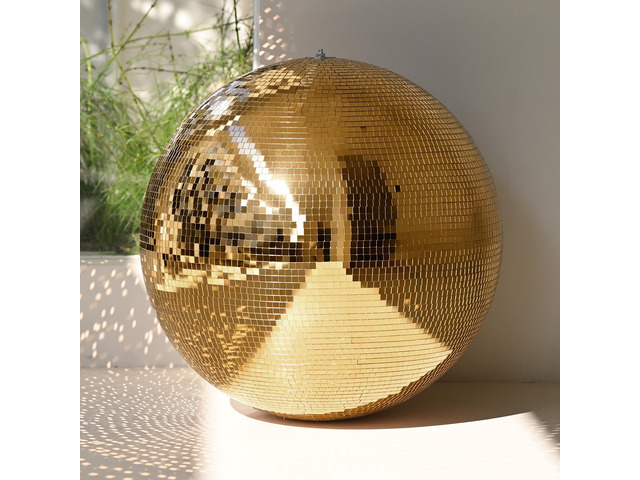 Yescom 24' Champagne Gold Large Disco Mirror Ball Big Hanging for Wedding Dance Floor Gatsby Studio 54 Theme Luxury Wedding Birthday Anniversary Party