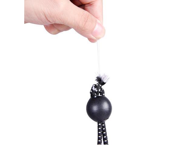 25 pcs 6' Black Elastic Ball Bungee Loop Cord Tie Down Strap Wire Fix Canopy Tarp Tent