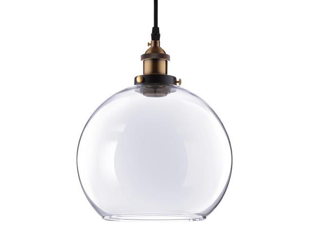 Photos - Chandelier / Lamp YescomUSA Vintage Industrial 9.8' Ball Shape Glass Ceiling Light Pendant Light Ediso 