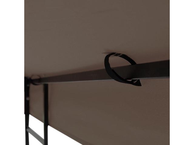 Yescom 137'x137' Gazebo Top Replacement for 2Tier Fit for Y005115T10 Gazebo Cover Patio Garden Outdoor Party Yard Coffee