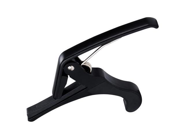 Clamp Key Trigger Capo For Acoustic Electric Classical Guitar Black