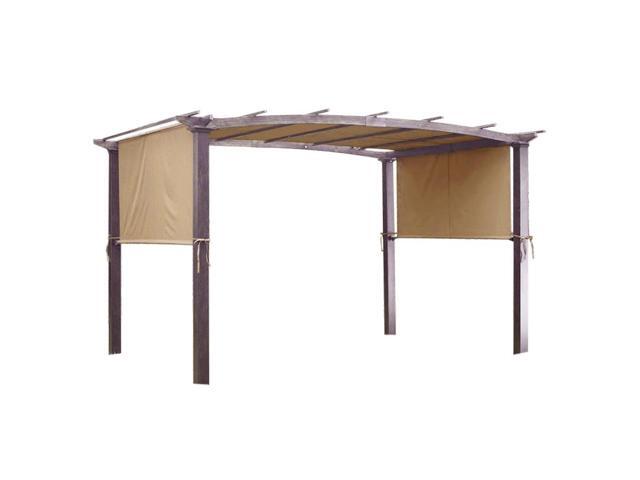 17x6.8 Ft Pergola Canopy Replacement Cover Outdoor Yard Patio Beige 200g UV30+