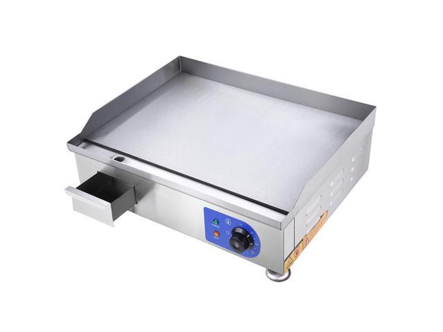 Electric Countertop Griddle 3500W 24' Flat Top Commercial Restaurant BBQ Grill