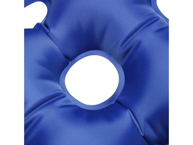 Air Inflatable Seat Cushion with Pump Square Seat Pad Anti Bedsore Pain Relief for Wheelchair Home