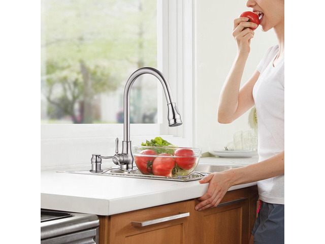 Aquaterior Built In Soap Dispenser Liquid Lotion Pump f/ Kitchen Bathroom Sink 400ml BN
