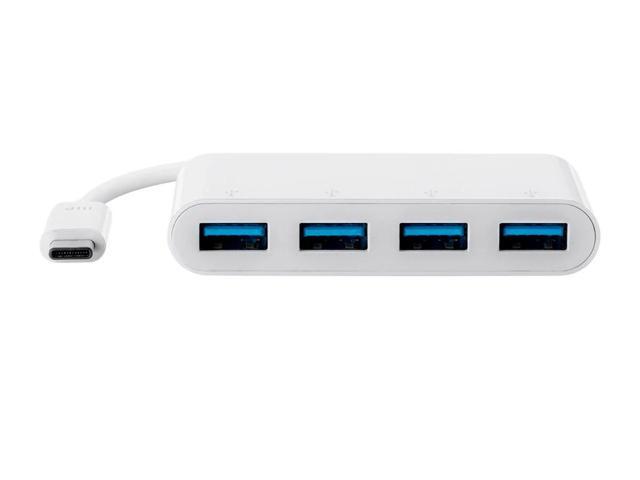 Monoprice Select Series 4-Port USB-C Hub White (115248)