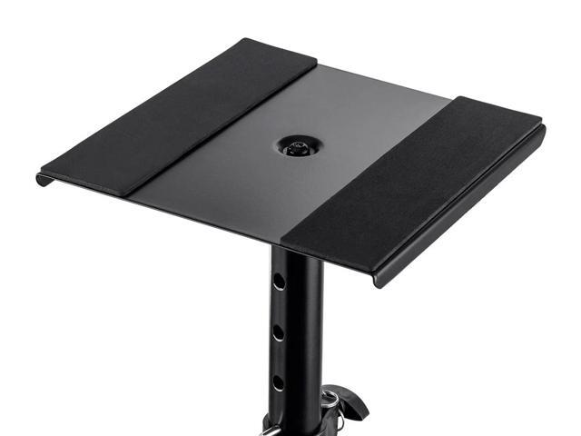 Monoprice Clamp-mounted Desktop Studio Monitor Stands (Pair) Heavy Duty Steel, Adjustable Height, Support Up to 22 lbs, Includes Antislip Pads -...