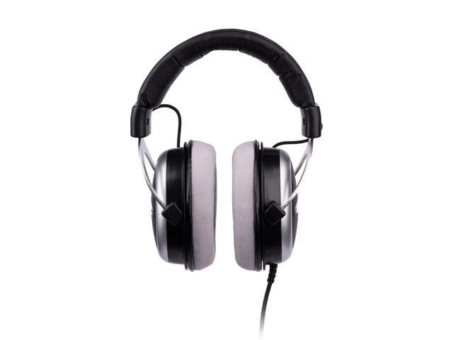 Monoprice Semi-Open Over Ear Wired Headphones, Low Deep Bass, Comfortable Headphones for Kids Teens Adults, For Smartphone, Computer, Laptop