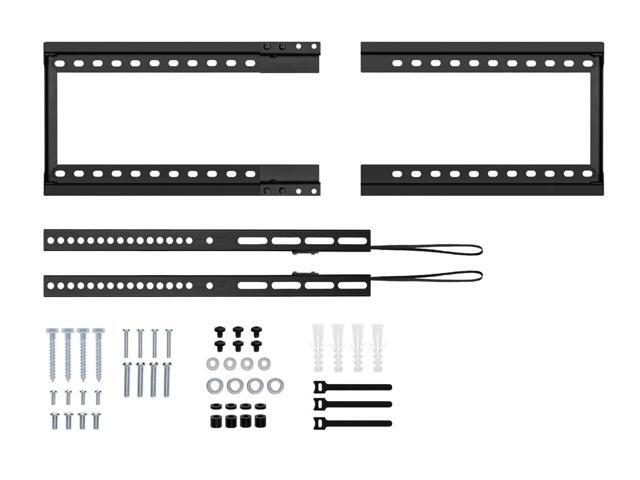 Monoprice Wide Screen Low Profile Fixed TV Wall Mount Bracket - LED TVs 37in to 80in, Max Weight 154 lbs., VESA Patterns Up to 600x400, Fits Curved...
