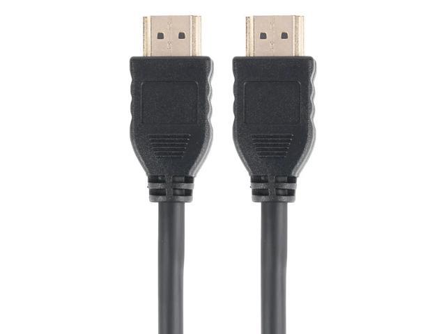 Monoprice Premium High Speed HDMI Cable - 10 Feet - Black 4K@60Hz, HDR, 18Gbps, YCbCr 4:4:4, OD 0.22in, 30AWG, CL2 - Commercial Series