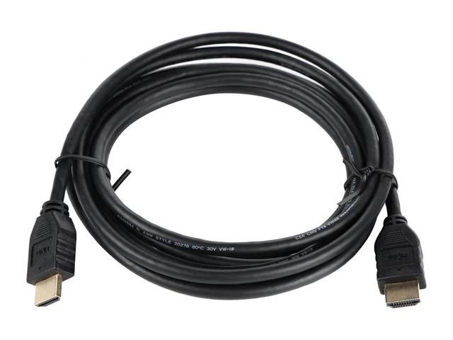 Monoprice Premium High Speed HDMI Cable - 10 Feet - Black 4K@60Hz, HDR, 18Gbps, YCbCr 4:4:4, OD 0.22in, 30AWG, CL2 - Commercial Series