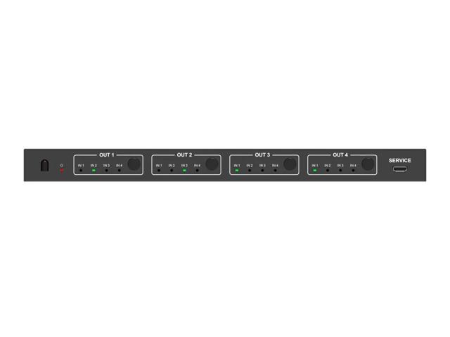 Monoprice Blackbird 4K 4x4 HDMI Matrix 18G 4K@60Hz YCbCr 4:4:4 EDID 4K to 1080p Downscaler IR HDR HDR10 HDR10+ - image 3