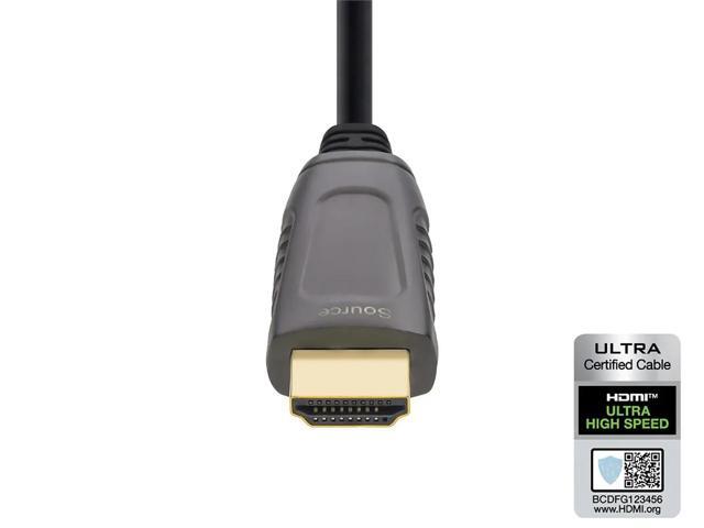 Monoprice 8K Certified Ultra High Speed Active HDMI Cable - 10 Meters (32 Feet) HDMI 2.1, AOC, for PlayStation 5, Xbox Series X, Xbox Series S -...
