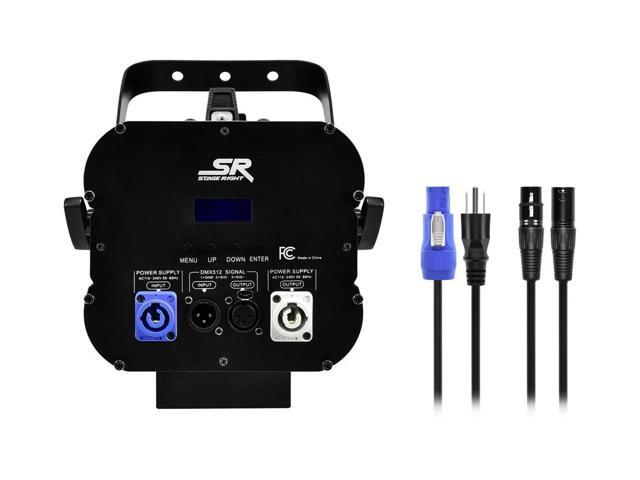 Monoprice High Definition 200-Watt RBGW 4-in-1 LED Ellipsoidal Stage Light with Manual Zoom, For Theaters, Clubs, Churches, Conventions - Stage...