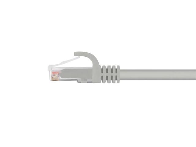 Monoprice Cat6 Ethernet Patch Cable - 1 Feet - Gray Network Internet Cord - Snagless RJ45, Stranded, 550Mhz, UTP, Pure Bare Copper Wire, 24AWG -...