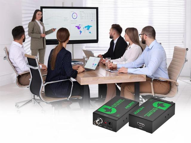 Monoprice Blackbird HDMI Extender over Coaxial Cable up to 328 Feet (100 meters) 1080p@60Hz 6.75Gbps Video Bandwidth HDCP 1.1 For DVR and DVD - image 6